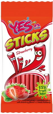 YES Sticks Strawberry 90gr   