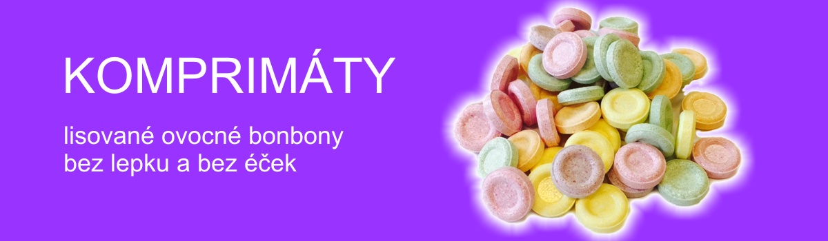 Lisované bonbony - komprimáty